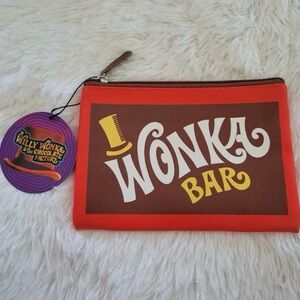 NWT Willy Wonka Cosmetic Bag/Zipper pouch